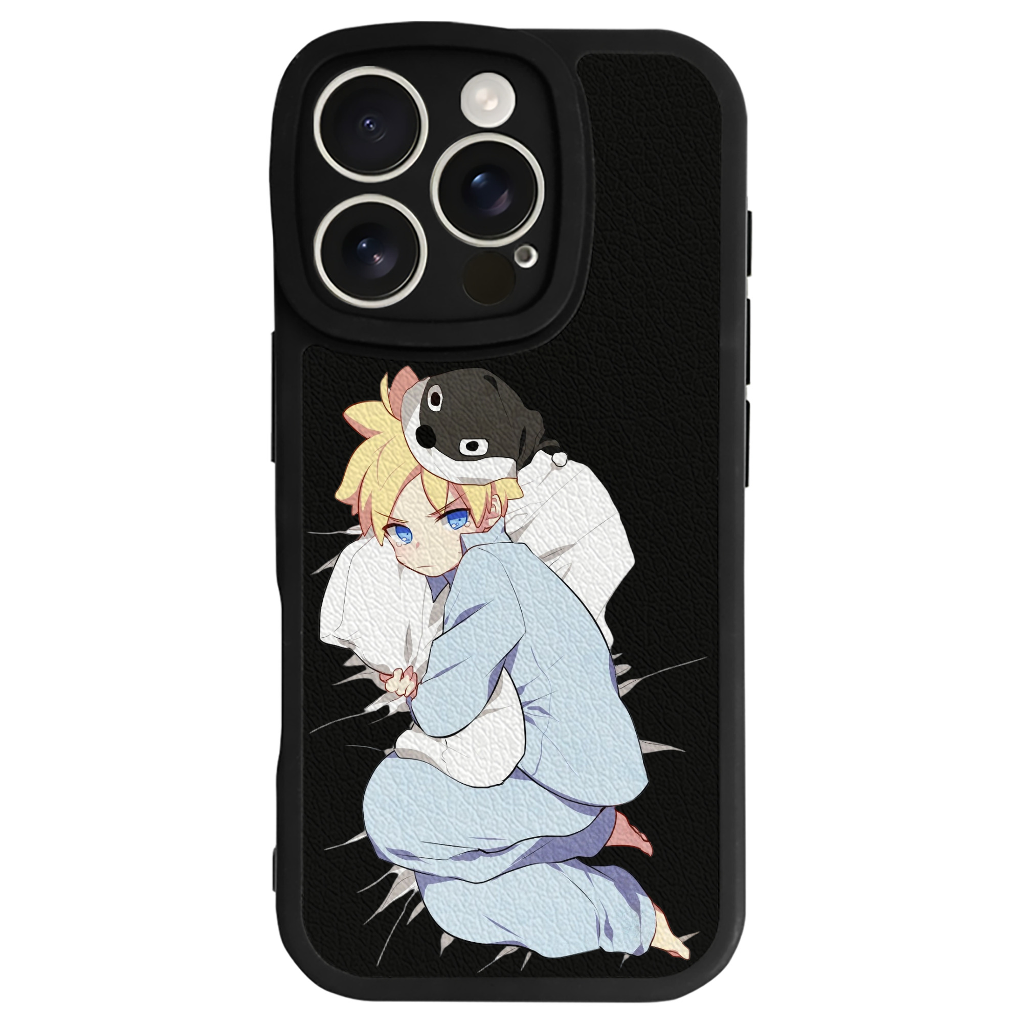 （画像用） NARUTO -ナルト- うずまき ナルト Uzumaki Naruto 【iPhone 16シリーズ対応】シリコンスマホケース（レザー調） 材質：シリコン